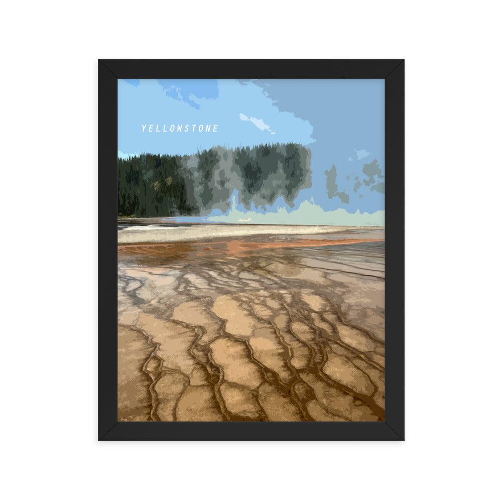 Yellowstone - Wood Framed Print