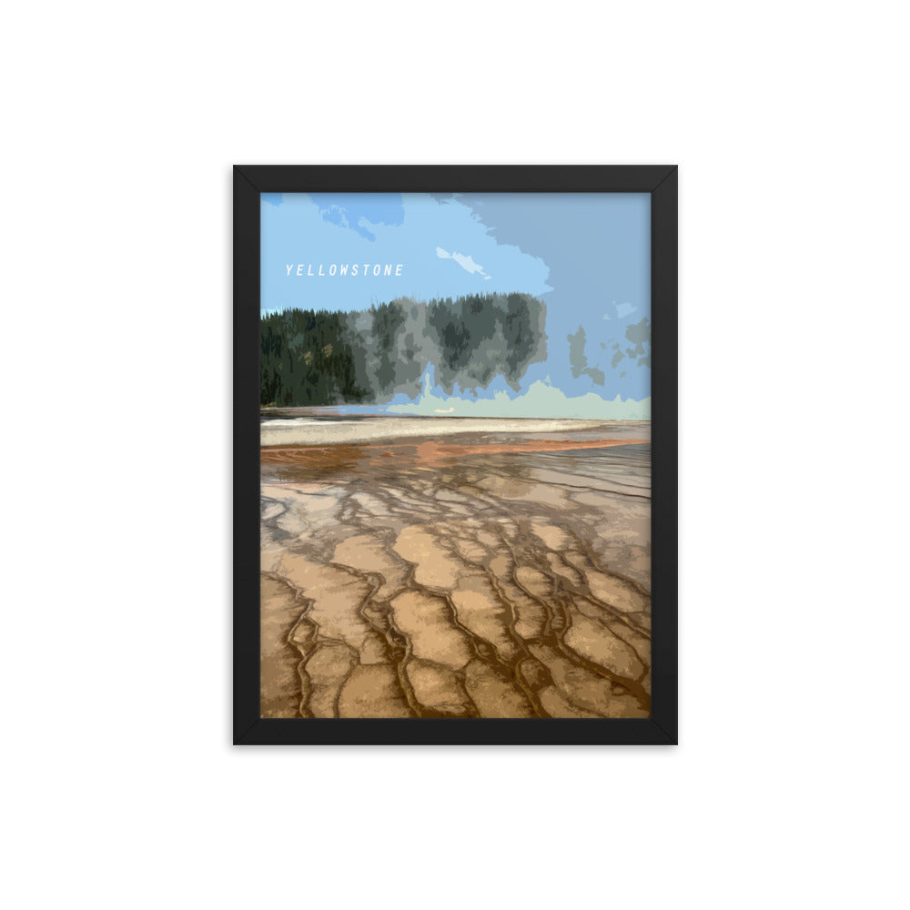 Yellowstone - Wood Framed Print