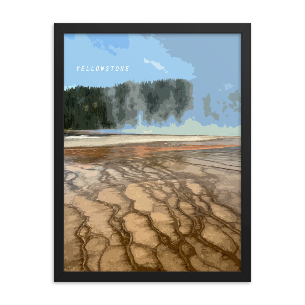 Yellowstone - Wood Framed Print