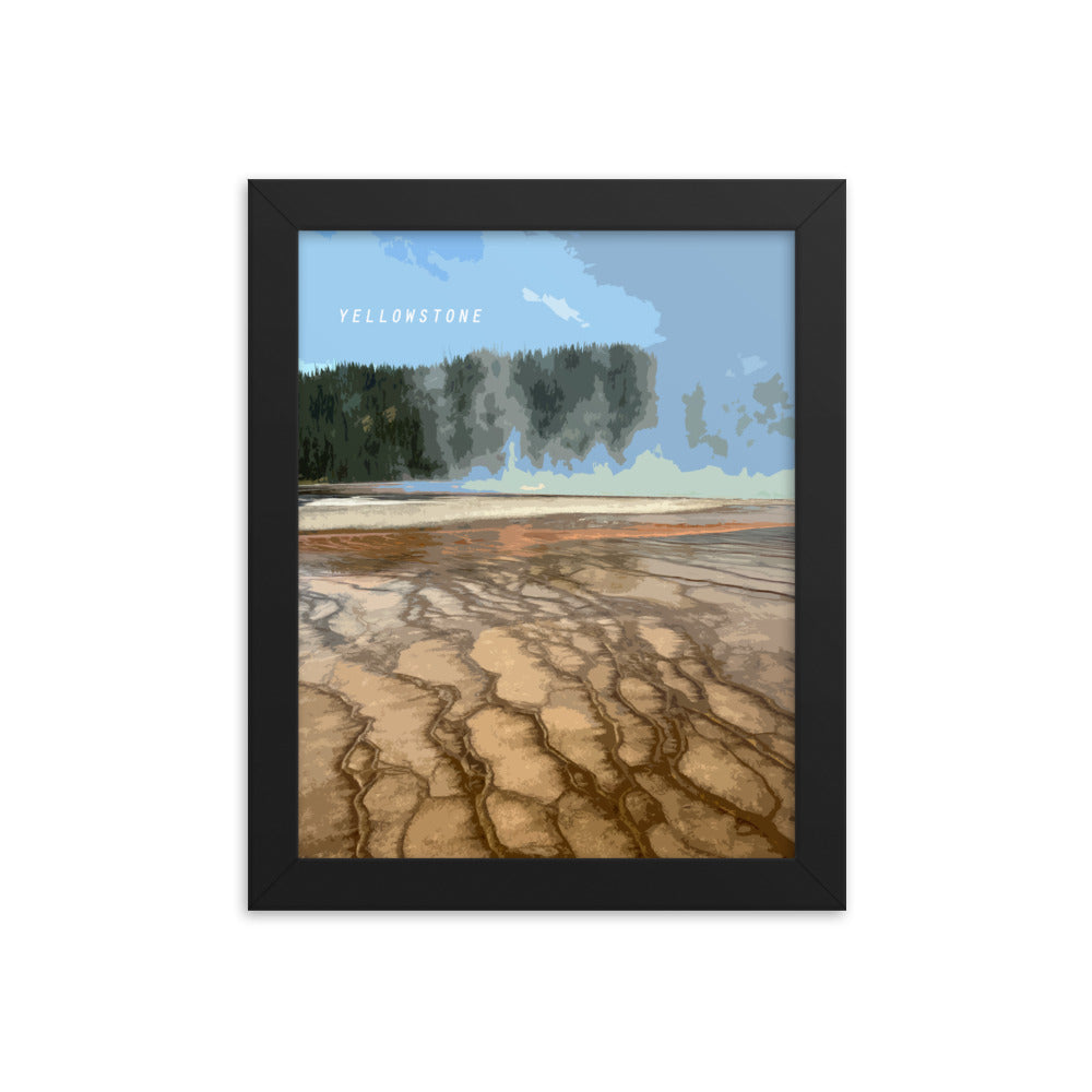 Yellowstone - Wood Framed Print