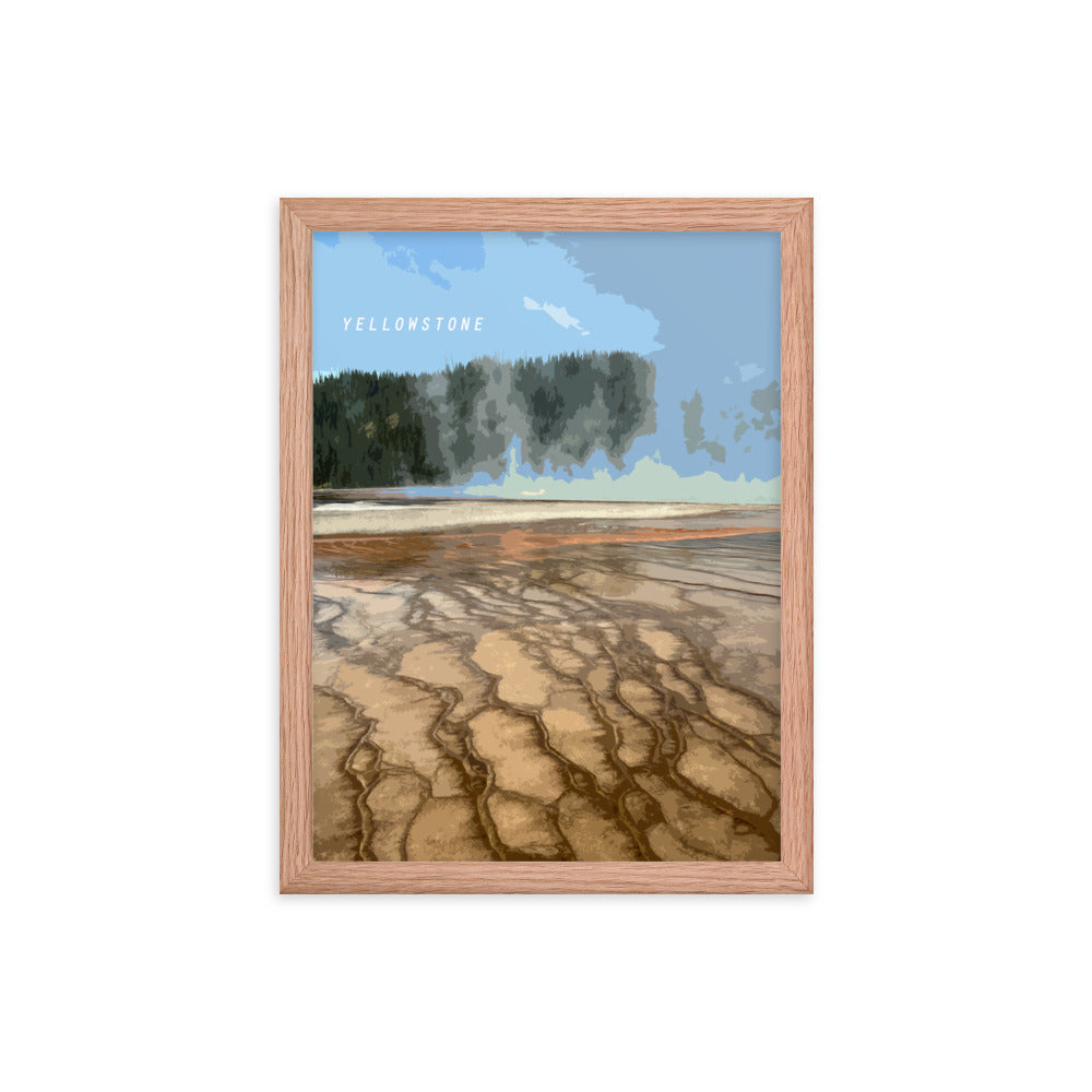 Yellowstone - Wood Framed Print