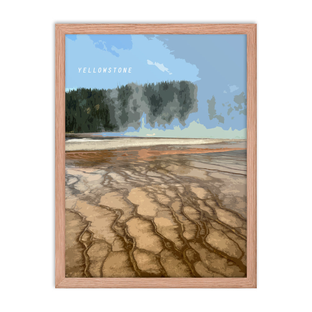 Yellowstone - Wood Framed Print