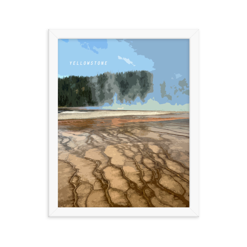 Yellowstone - Wood Framed Print