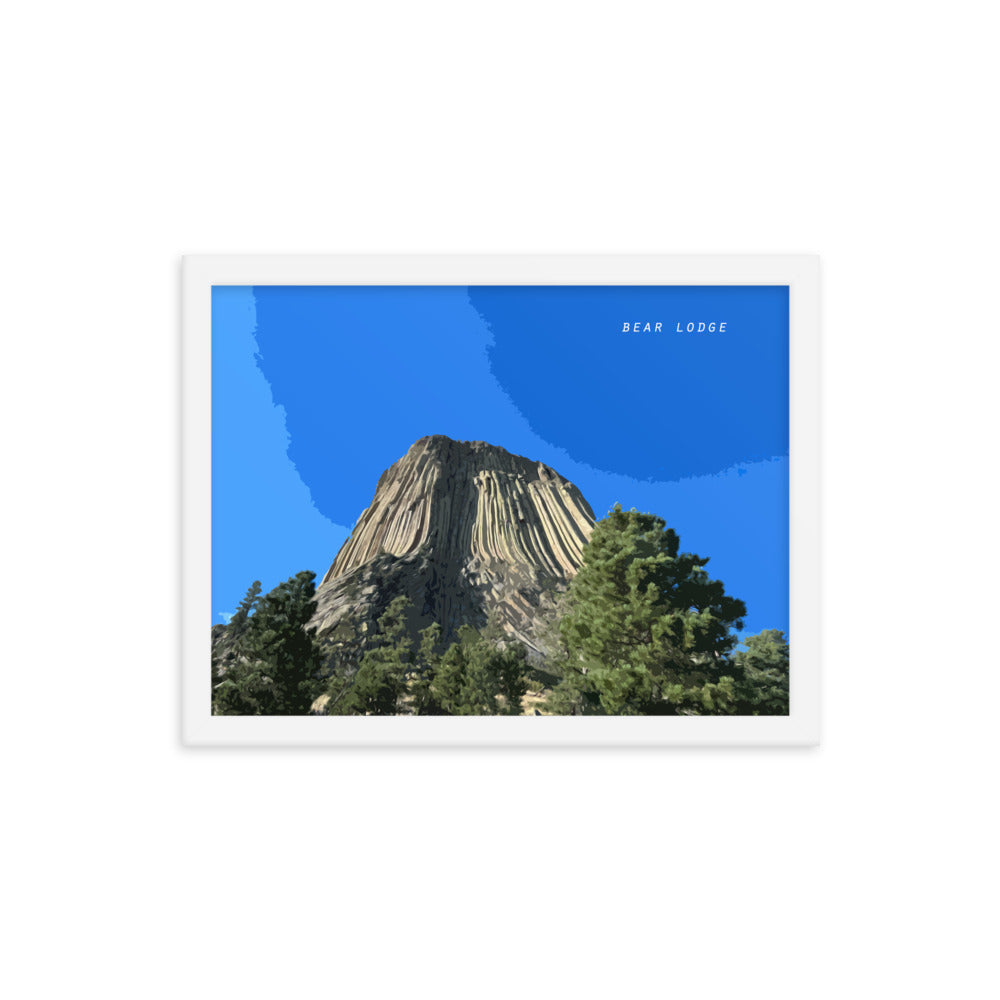 Bear Lodge Butte - Wood Framed Print