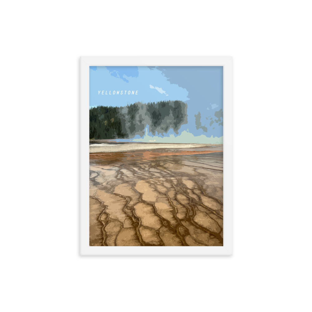 Yellowstone - Wood Framed Print