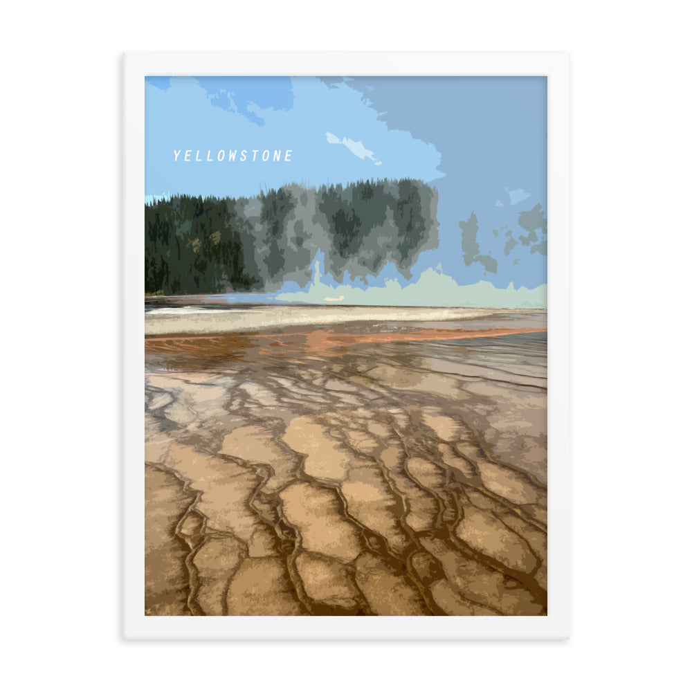 Yellowstone - Wood Framed Print