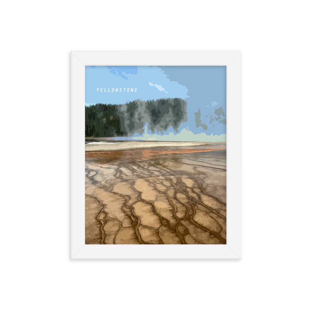 Yellowstone - Wood Framed Print