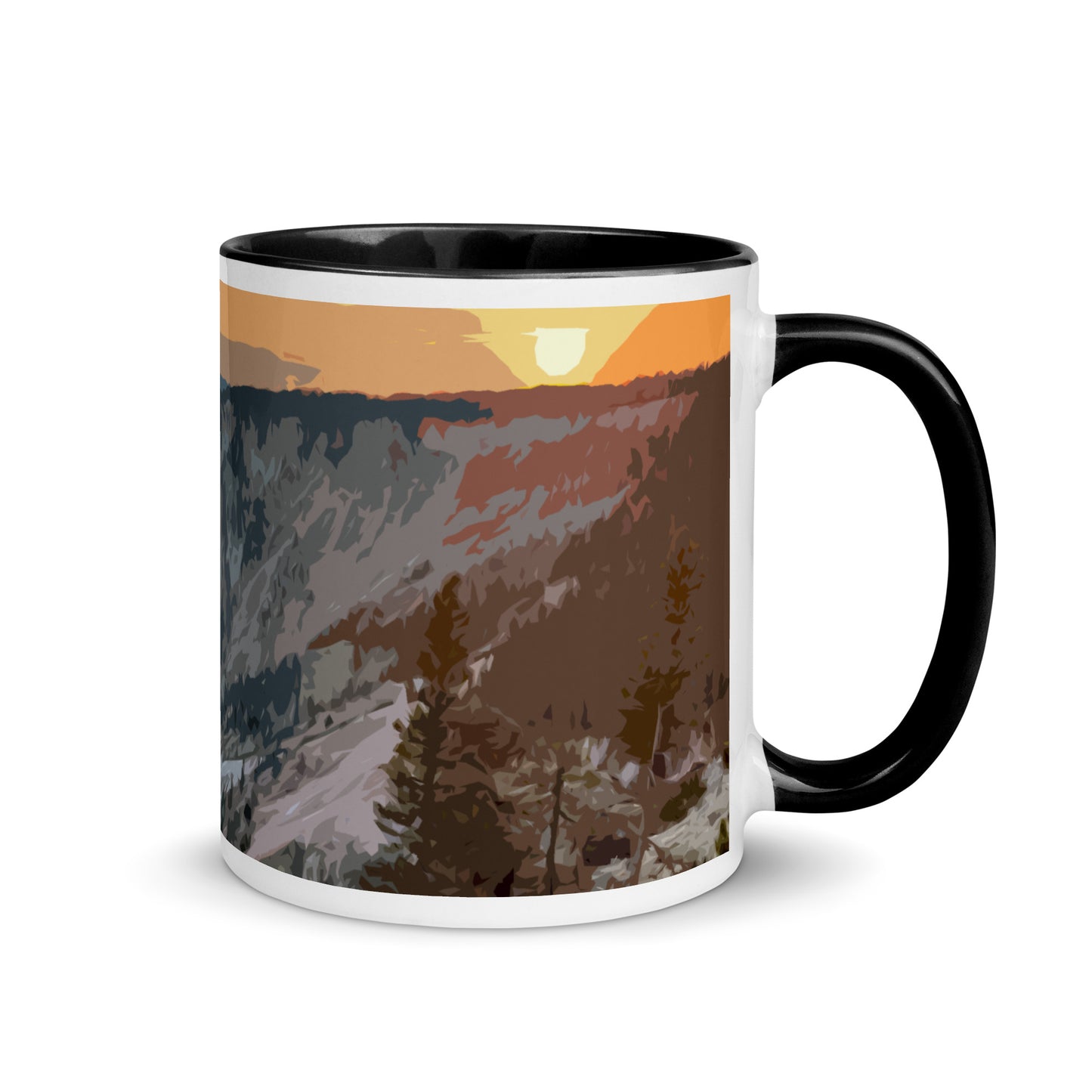Limited Edition Yellowstone Sunset Color Mug