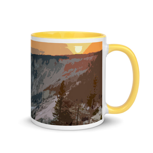 Limited Edition Yellowstone Sunset Color Mug