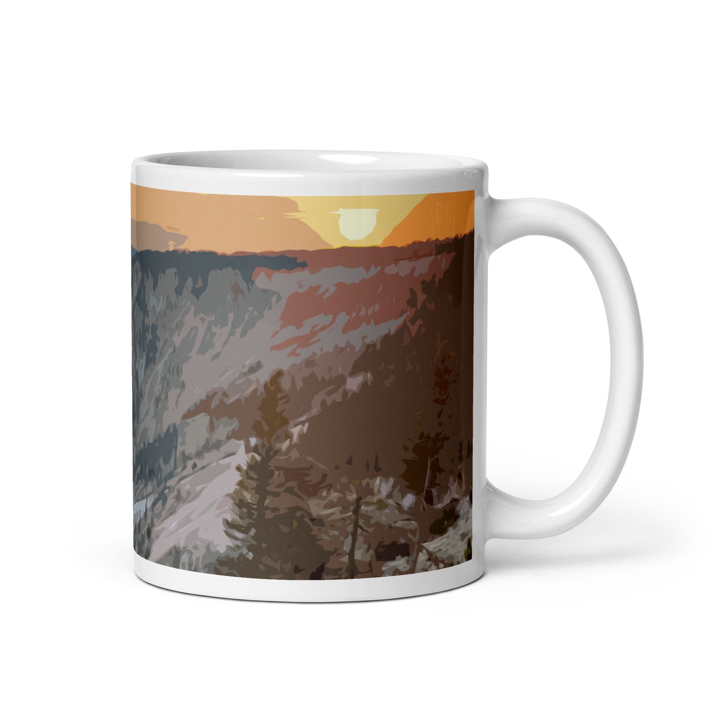 Yellowstone Sunset Mug