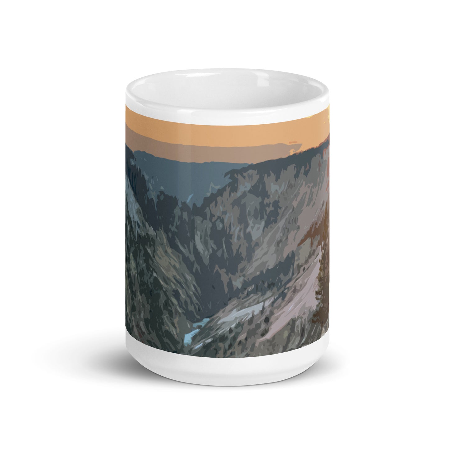 Yellowstone Sunset Mug