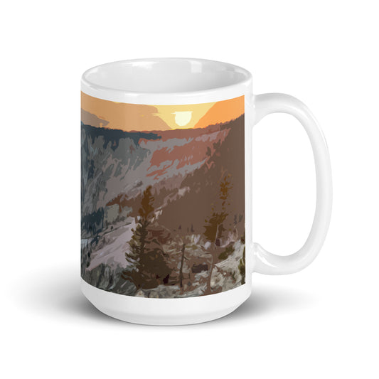 Yellowstone Sunset Mug